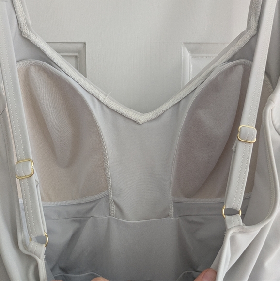 Summersalt Seascape Sweetheart One Piece In White And Black Size 12 Classic - Picture 9 of 9